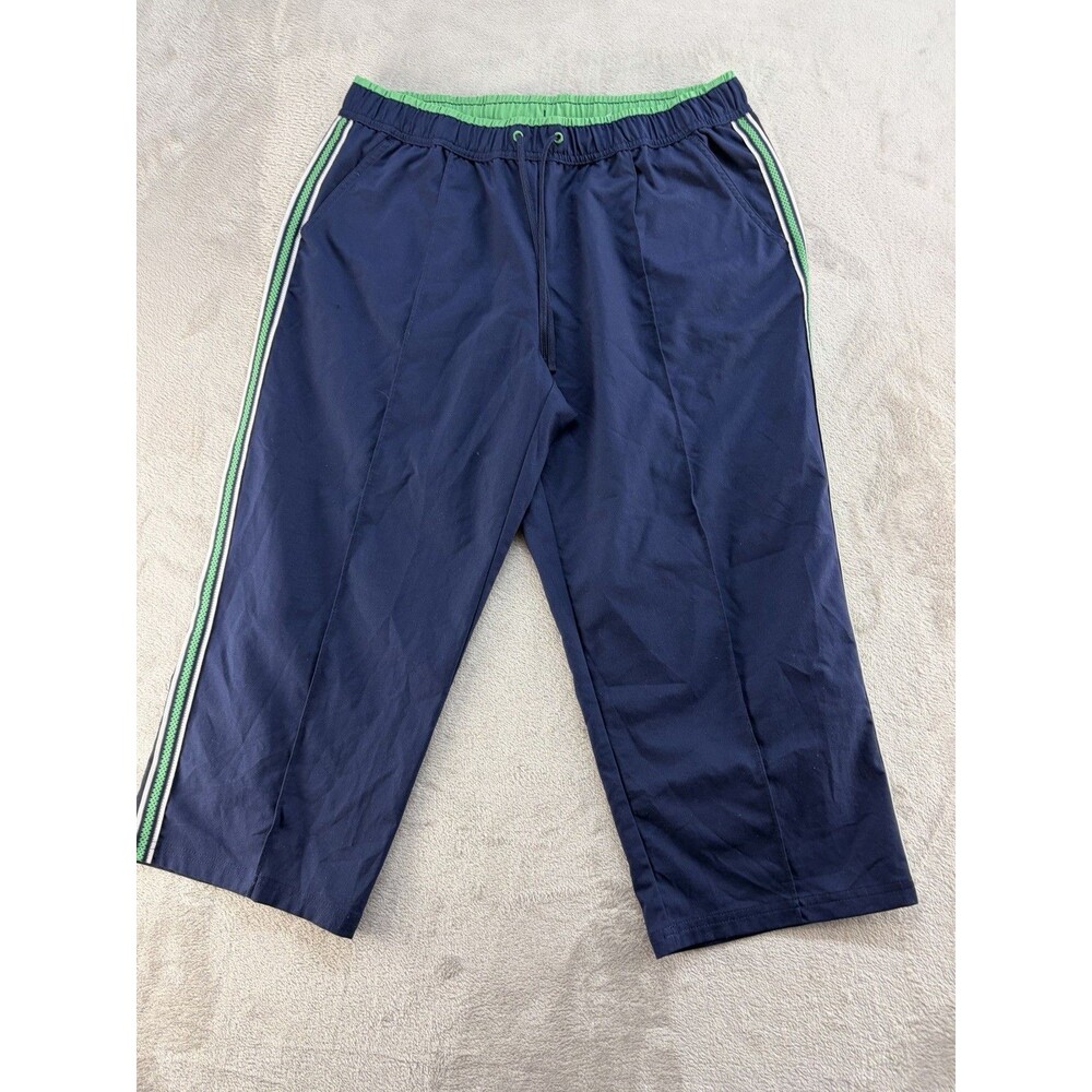 Made For Life Capri Pants Womens Large Blue Stretch Athleisure